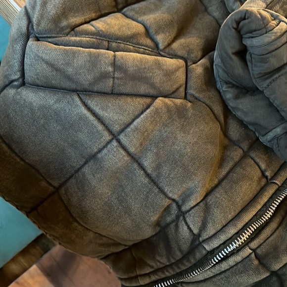 Free People Dolman Knit Jacket Large Green - Picture 6 of 7